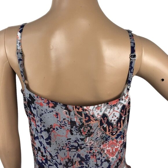 Cabi Boho Floral Print Mini Tank Dress Sleeveless Slip Shift Dress Multicolor S - Picture 5 of 7